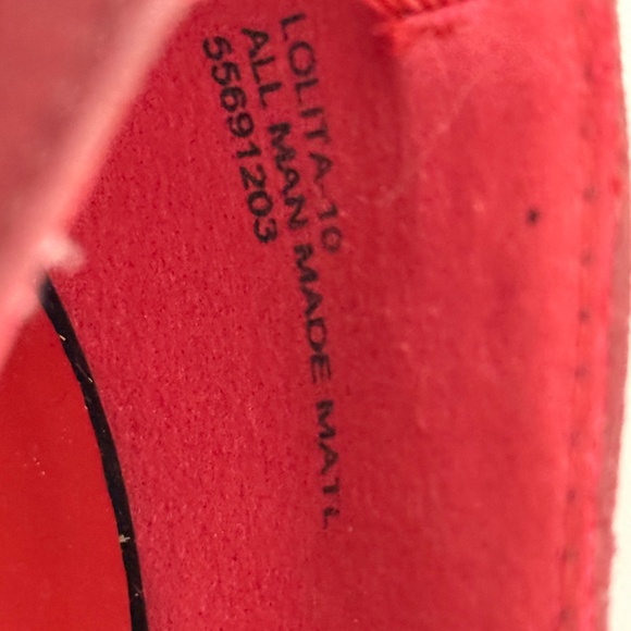 “Flirty in Red” Pin Up Couture Heels | Ruffle Peep-Toe Pumps | Vintage-Inspired - Picture 9 of 9